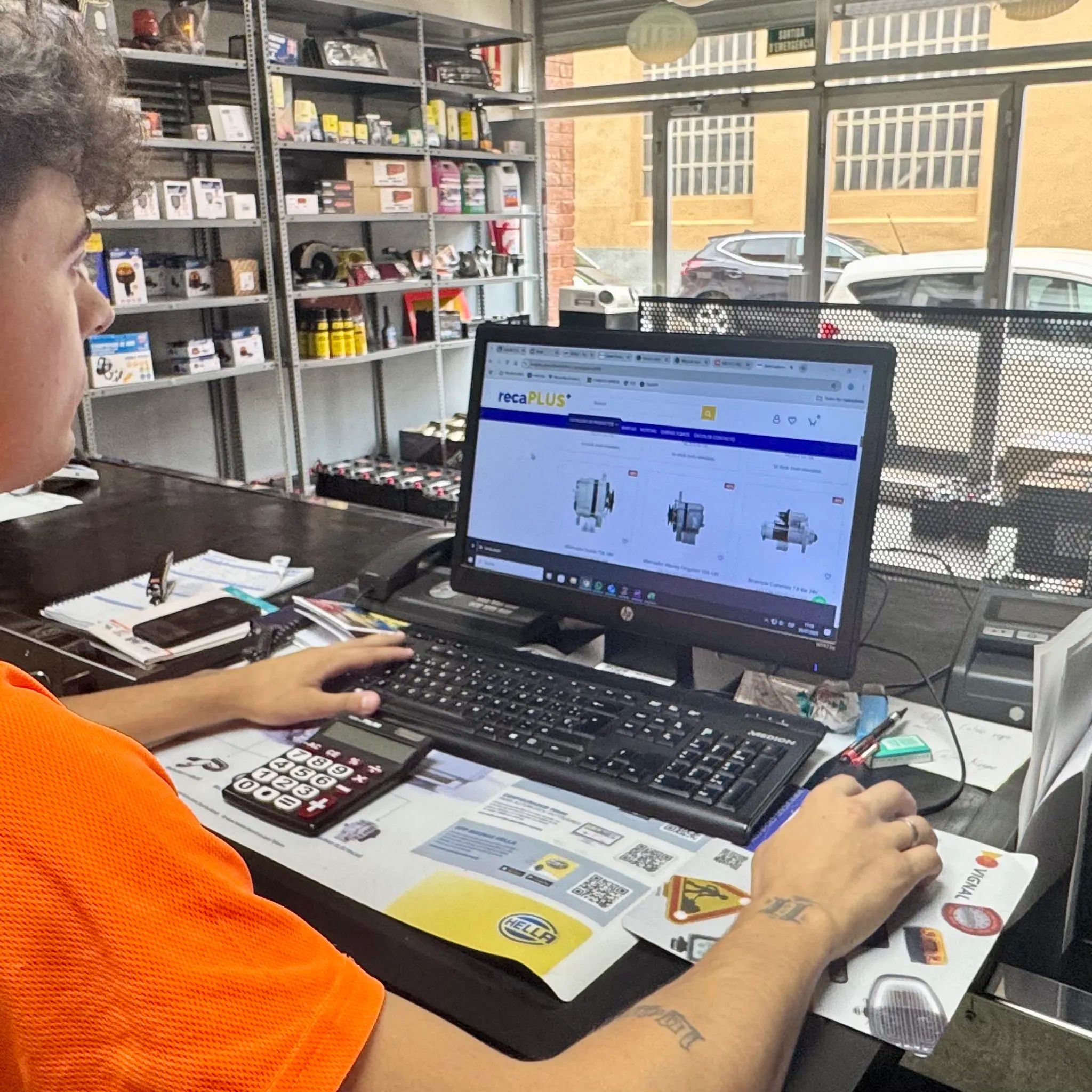 Reservas e gestão de encomendas online