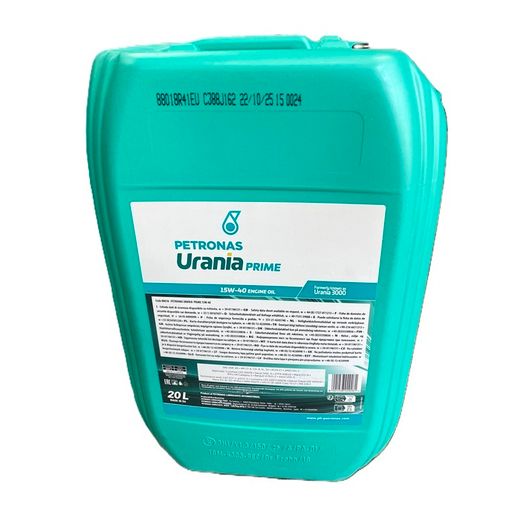 PETRONAS Urania PRIME 15W40 Huile 20L | Moteur diesel HD