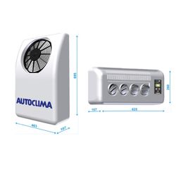 Aire Acondicionado Autónomo Fresco 5000 Back 24V Autoclima