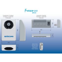 Aire Acondicionado Autónomo Fresco 5000 Back 24V Autoclima