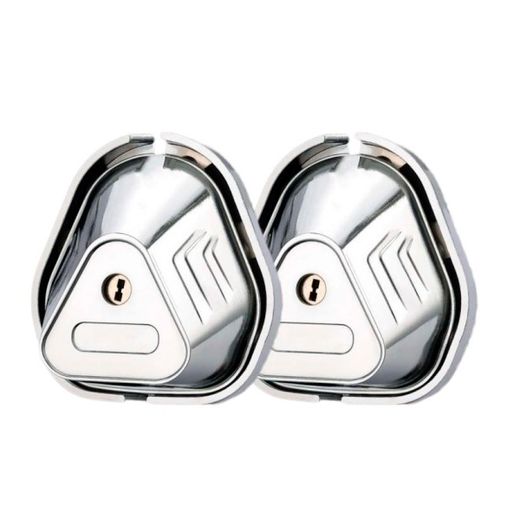 Antirroubo para portas de furgão 2 peças | Segurança para porta deslizante