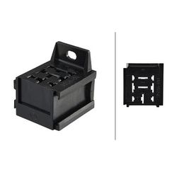 Portarelés - 9polos - Conector hembra plano - Ø: 2.8/6.3mm 8JA 003 526-001 HELLA