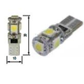 Blíster Lámpara 5LED 12V T10 SMD2pcs B93534199 BOSMA