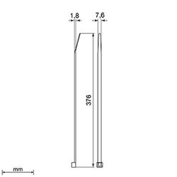 Bridas Unex 7,6×376 mm. 2273-0 UNEX