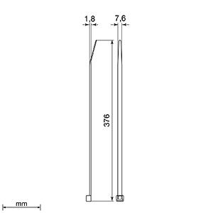 Bridas Unex 7,6×376 mm. 2273-0 UNEX