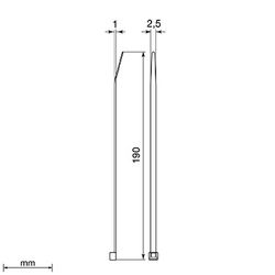 Bridas Unex 2,5×190 mm . 2225-0 UNEX