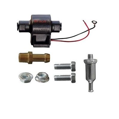 Bomba eléctrica de Combustible 12V Facet Posi-Flo  , racores incluidos. FEP04SV FACET