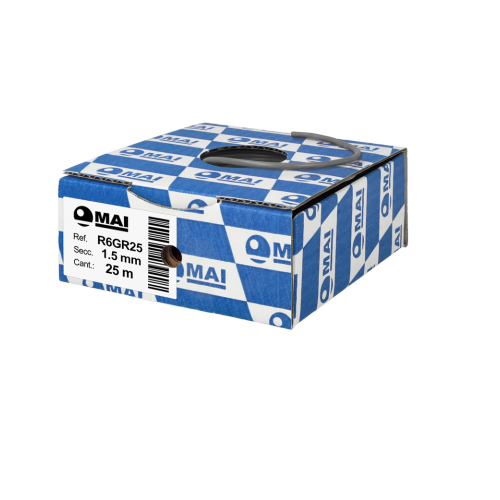 Câble 105° Flry-B 1,5 mm Gris 25 m R6GR25 MAI