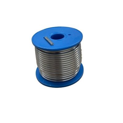 Bobine d'étain à souder, épaisseur 2 mm, poids 250 grammes. 1/4KG VENDU