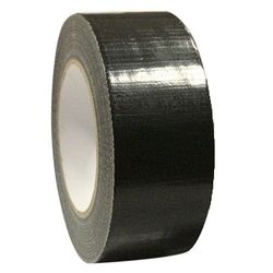 Cinta americana negra 3,4mm Ø 15m, rollos 25m. CA25NG SERM