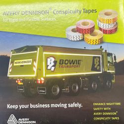 Cinta refletora branca Avery Dennison 50 m x 50,8 mm V-6700B