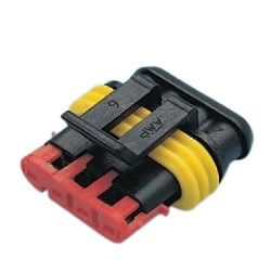 Conector  Super Seal 4 Vias Porta Hembra 44.23680 XBC
