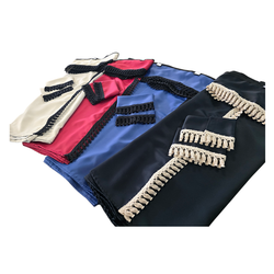 Cortina Lateral Camión Flecos y Bordados