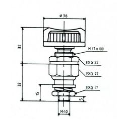 Sectionneur de batterie unipolaire et manuel 1102A 500027 500027 NOSSO