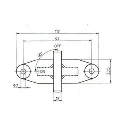 Seccionador de bateria unipolar e manual. 12/24V 250A, 2000A. 12/24V, 500018 500018 CORMAR