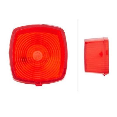 Lentille, feu arrière 9EL 117 330-011 HELLA