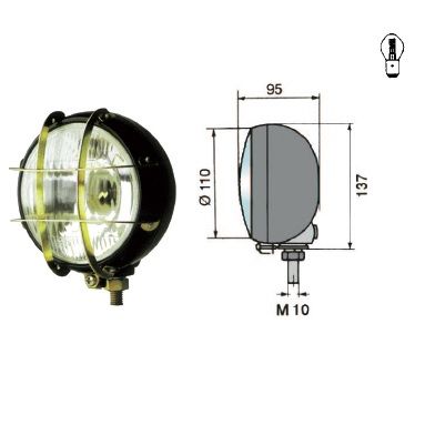 Faro De Tractor C/Rejilla 465.00 ATRESSA
