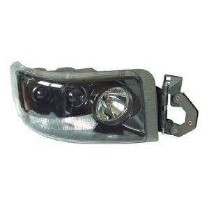 Faro Renault Premium (06-) Negro Derecho 05154410 LEO