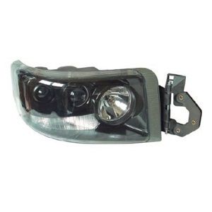 Faro Renault Premium (06-) Negro Derecho 05154610 LEO