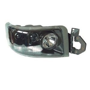 Faro Renault Premium (06-) Negro Izquier 05154710 LEO