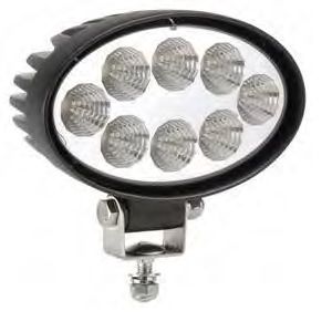 Faro Trabajo 9-32 V. 8 Leds 24W 1800 Lm AVFF.05078 DFF
