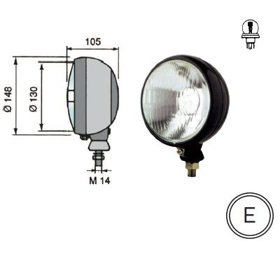 Faro Tractor M-E9-1032 560.00 ATRESSA