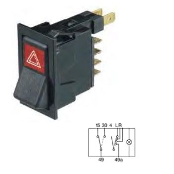 Interrutor Pulsador On/ Pulsador (1026412) 16.384.000 COBO