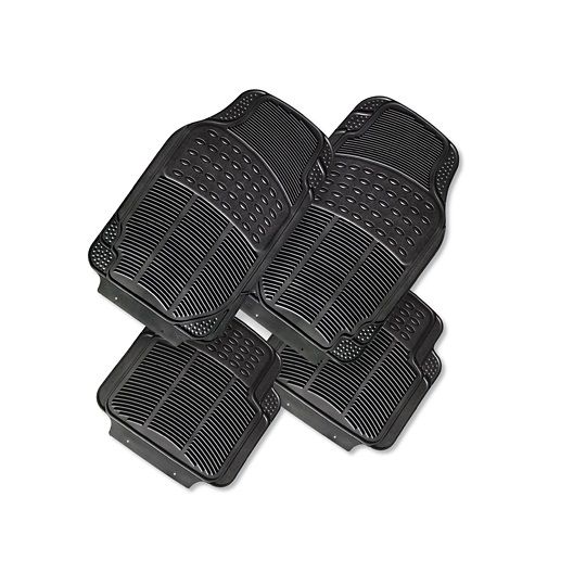 Jgo. 4 Alfomb. Pvc-Nbr Negro Univ. ALFPVC1 PCY