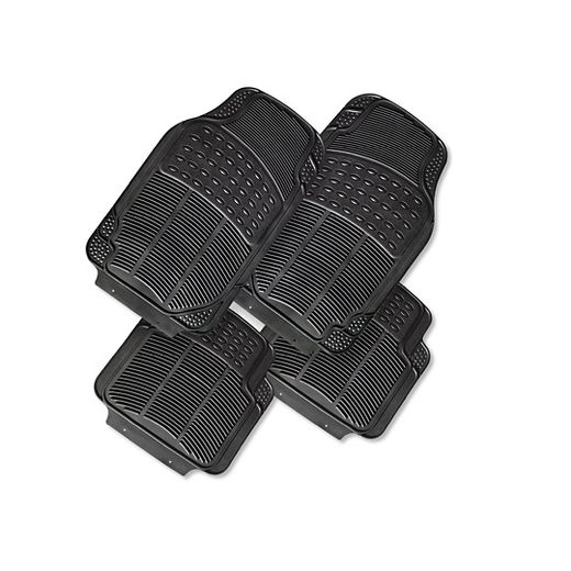 Jgo. 4 Alfomb. Pvc-Nbr Negro Univ. ALFPVC1 PCY