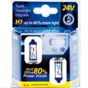 Lámpara H7 24v 70w ultra + 80% bl 2un B5424067ULTRA BOSMA