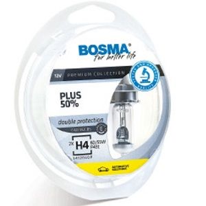 Blíster H7 12v 55w PLUS 50%Ref. B541206OP B541206OP BOSMA