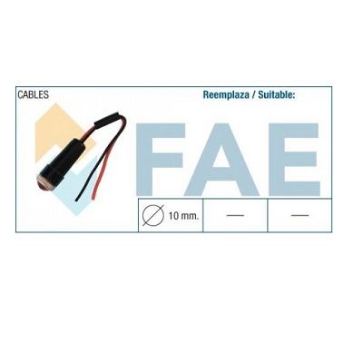 Luz Control Ambar. Cristal 10Mm Lamp Ba7S F98636 FAE