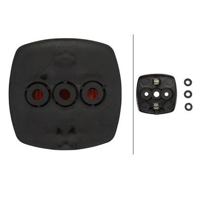 Luz Trasera Halógena 12/24V Roja HELLA 2SA 003 057-021