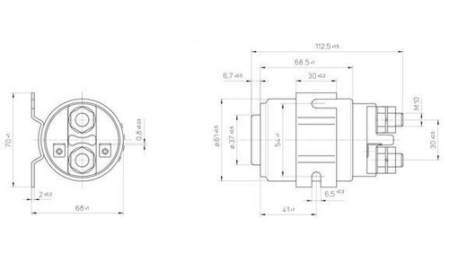 Interruptor magnético 12V 300A MAHLE MX 38