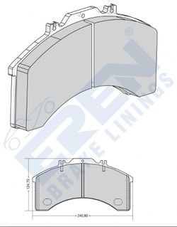 Pastillas de Freno IVECO EuroTech EuroStar | WVA 29011 | D-525