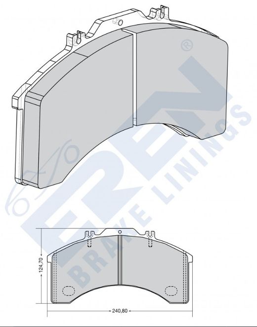 Pastillas de Freno IVECO EuroTech EuroStar | WVA 29011 | D-525