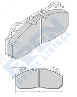Pastillas de Freno WVA 29090 Renault Magnum Premium Volvo B11