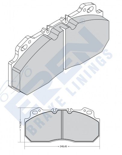 Pastillas de Freno WVA 29090 Renault Magnum Premium Volvo B11