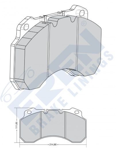 Pastillas de Freno Renault Midlum Nissan Eco-T  WVA 29099