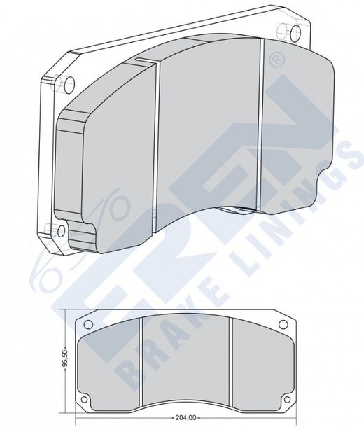 Pastillas de Freno WVA 29043 Renault Magnum - EREN D-043