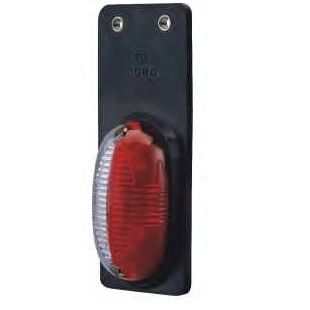 Piloto Blanco/Rojo  con Soporte 1012359 04.107.000 COBO