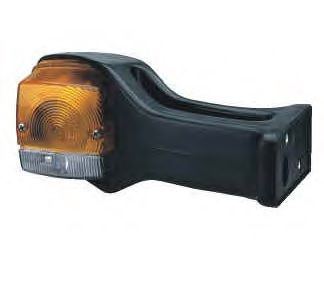 Piloto Lateral Izquierdo Blanco/Ámbar con Soporte 190x96 mm 03.412.000 COBO