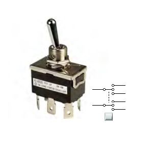 Conmutador Ref. (2 Vias - On-Off-On ) IR-2714 DFF