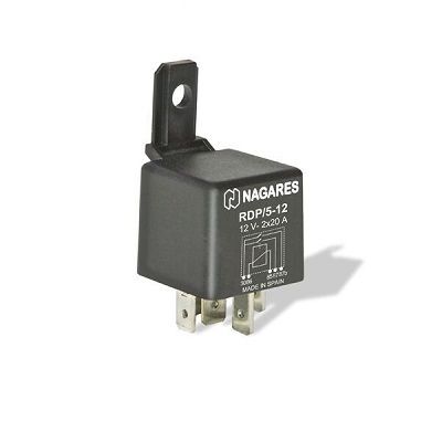 Relé Polivalente Interruptor Doble Contacto 2X20A. 12V. MR8 MAHLE