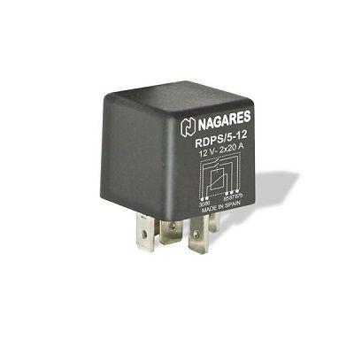 Relé Polivalente Interruptor Doble Contacto 2X20A. 12V MR14 MAHLE