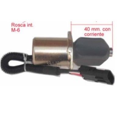 Solenoide de Paro KUBOTA, YANMAR Y BOBCAT SOL17514161-12 MAJ
